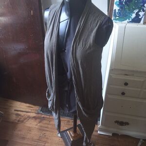 Chalet lagenlook knit boho vest